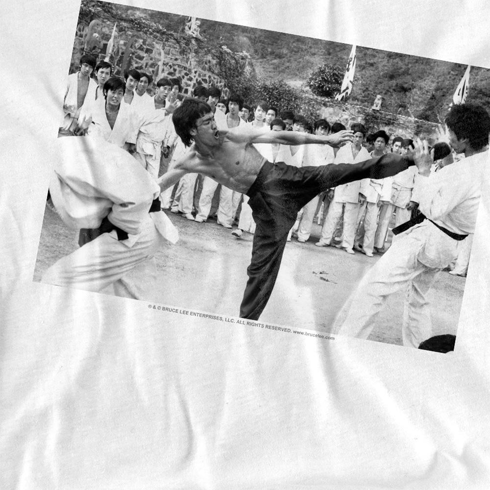 Bruce Lee Unisex Adult Kick To The Head T-Shirt