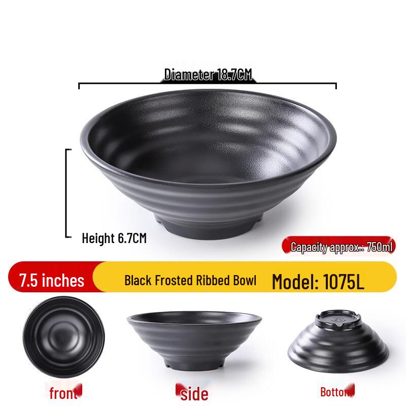 

Japanese Style Melamine Noodle Soup Bowl