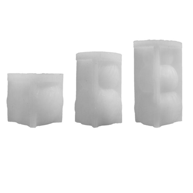Geometrics Sphere Candle Making Mould Heat Resistant Silicone for Artistics Candle and Decoration