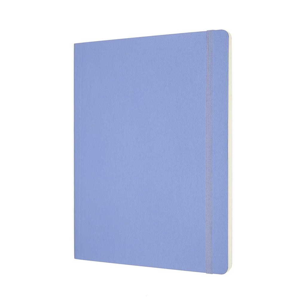 Moleskine Notebook Classic Notebook Soft Cover Plain XL Size wide x 25cm Hydration Blue QP623B42 (19cm long)