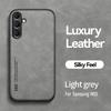 For Samsung M55 5G Case M556B 6.7" Car Holder Magnetic Leather Texture Phone Cases for Samsung Galaxy M15 5G M156B 6.5" Cover