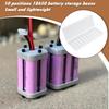 AA/AAA Battery Storage Box Transparent Battery Storage Box Can hold 10 AA Batteries Or 10 AAA Batteries
