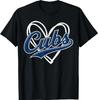 Vintage Cubs Name Heart
