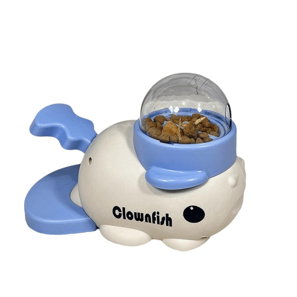 Interactive Food Puzzle Slow Feeder 2-in-1 Dog Automatic Feeder Pet Feeding Machine  for Cat Dog