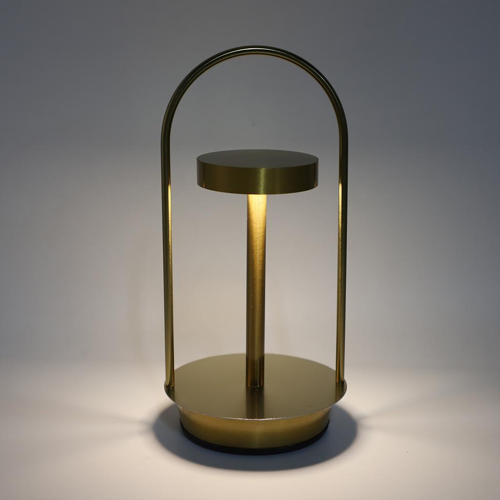 Cordless Table Lamp Lantern Portable LED Desk Lamp 3000mAh Battery Operated 3 Color Stepless Dimming for Camping Home Restaurant Bedroom Balcony