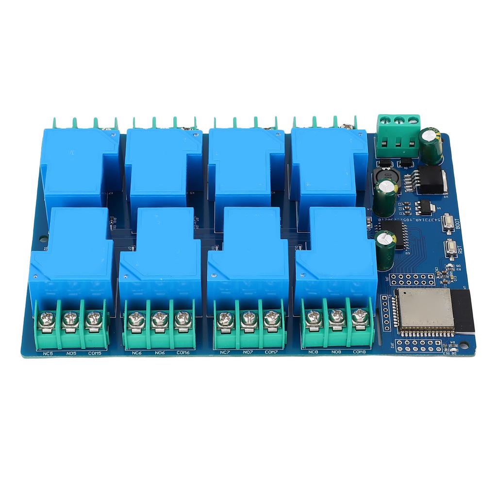 WIFI Bluetooth Relaisplatine DC7 28 5V Stromversorgung 8 Kanäle für ESP32 Relaisplatine Entwicklungsboard