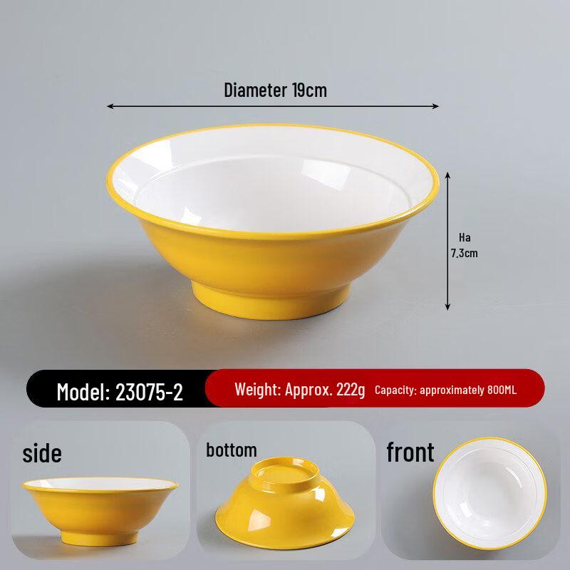 Craftsman Chef Thickened Melamine Soup Bowl