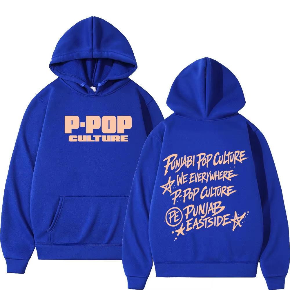 2026 New Rapper Karan Aujla P-POP Tour Hoodie Men Women Hip Hop Casual Streetwear Fashion Sweatshirt Loose Cozy and Versatile