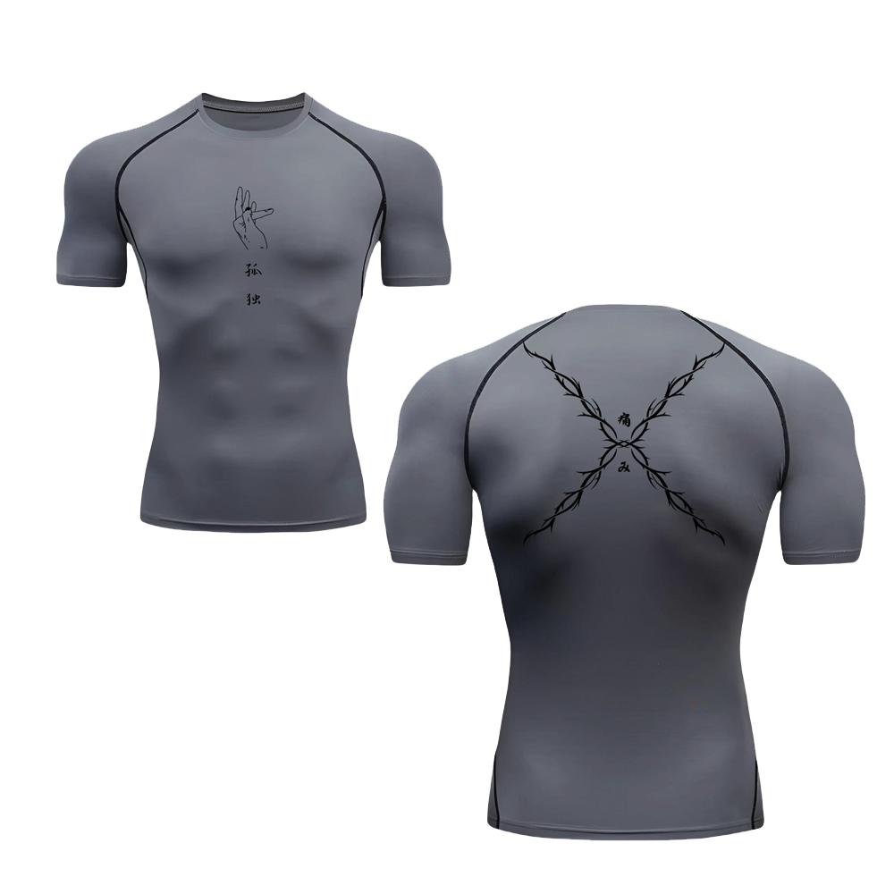 

Short Sleeve Compression Shirts for Men Summer Athletic Quick Dry T-shirts Gym Workout Running Tees Tops Activewear S