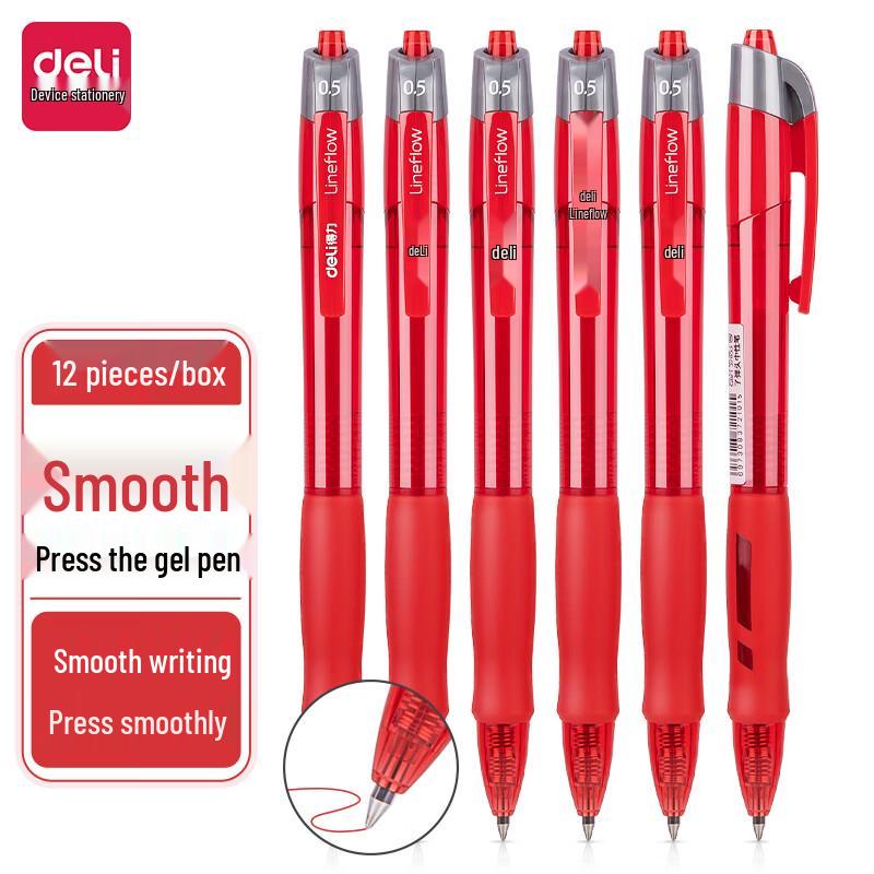 Deli S08 Smooth Retractable Gel Pen