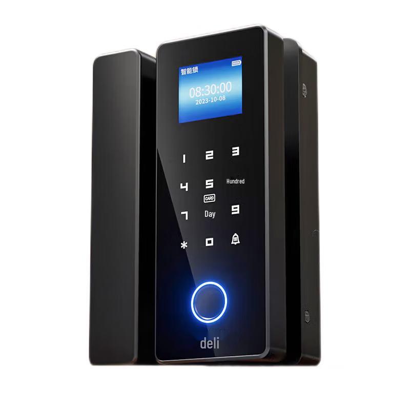 Deli AL100 Smart Fingerprint Glass Door Lock