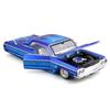 Maisto 1/26 Scale Chevrolet Impala 1964 Blue Custom Lowriders Series / Diecast Model Car, Finished Product 32547