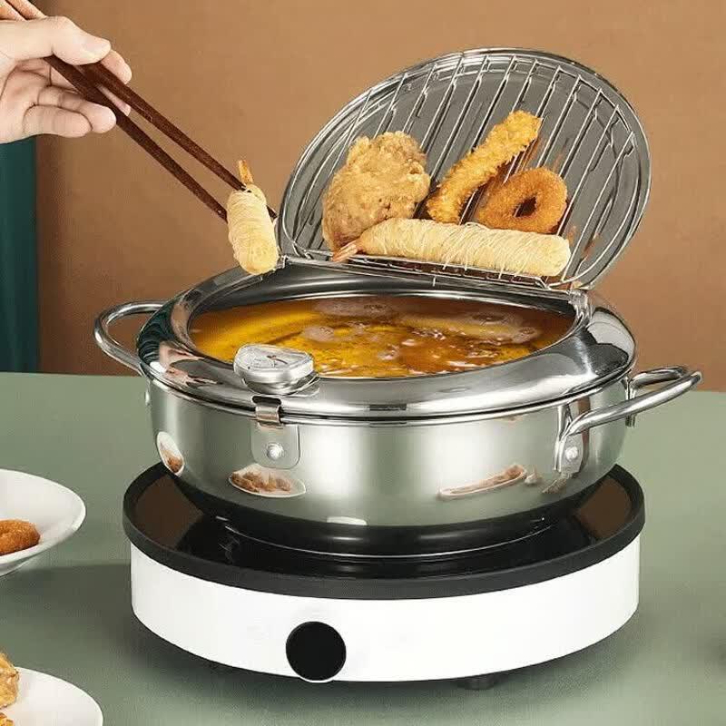 Maxcook 304 Stainless Steel Temperature Control Deep Fryer