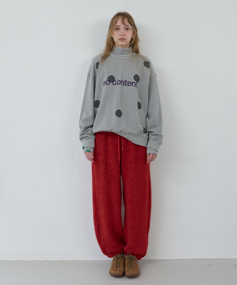 Nokeontencheu 120. Acrylic Terry Pants_Red
