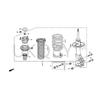 51726-SNA-G01  51726-SAA-013 Suitable for Ho Nd a Ci Vi C Siming Front Shock Absorber Bearing Plane Bearing Buffer Block Support