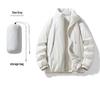 2025 Thickened Winter Cotton Jacket: Casual Solid Color, Stand Collar, Korean Style