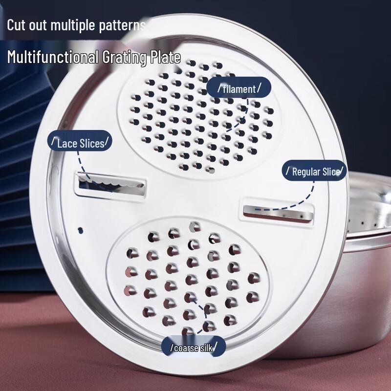 Stainless Steel Basin and Grater Set