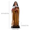 Resin Crafts Nun St. Rita of Cascia Catholic Creative Figure Statue Gifts Crafts Ornaments