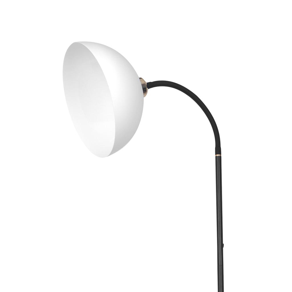 Zack Black Floor Lamp 1Xe27