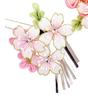 hair accessory set for and other silver leaflet Two-piece furisode, coming-of-age ceremonies, graduations, Shichi-Go-San, Shichi-Go-San occasions.