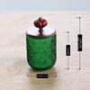 BEPAN 1PC Vintage American Style Glass Cotton Swab Storage Box Creative Toothpick Holder Dental Floss Dispenser French Ornament