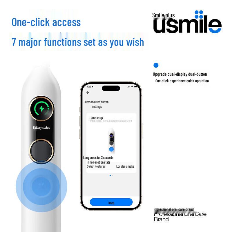 Usmile Y20 PRO Sonic Electric Toothbrush for Adults