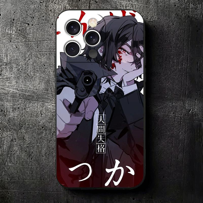 Bungo Stray Dogs Dazai Soft Phone Case for iPhone 16 16E 17 Air 15 Pro Max 14 Plus 13 Mini 11 12 7 Black Cover Back Shell