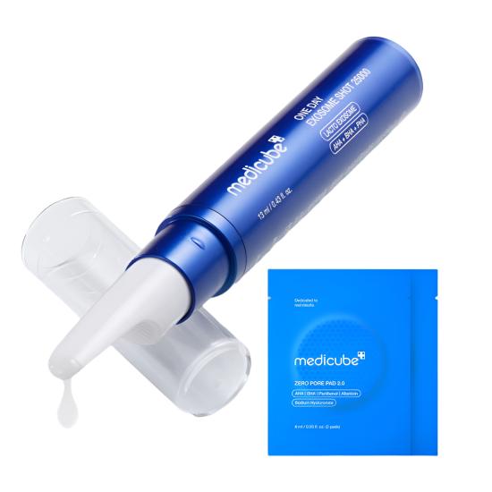 

Medicube Zero One Day Exosome Shot Pore Ampoule 25000 Skin Texture Pore Care Ampoule 13ml (+ 2 Sheet Masks)