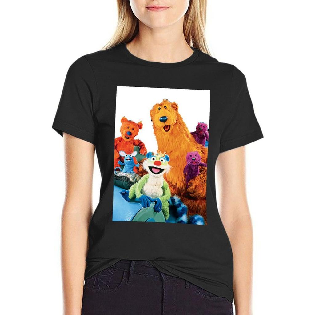 Bear In The Big Blue House T-Shirt Plus Size Tops Oversized Graphics Women Clothing