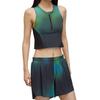 Y-3 Skin-Friendly Soft Comfortable Fashion Sports Vest Women Tops Dark-Green Teal JM3352