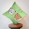 Bubu Dudu Cartoon Cushion Cover Car Throw Pillow Case For Sofa Car Christmas Gift 40X40Cm 45X45Cm