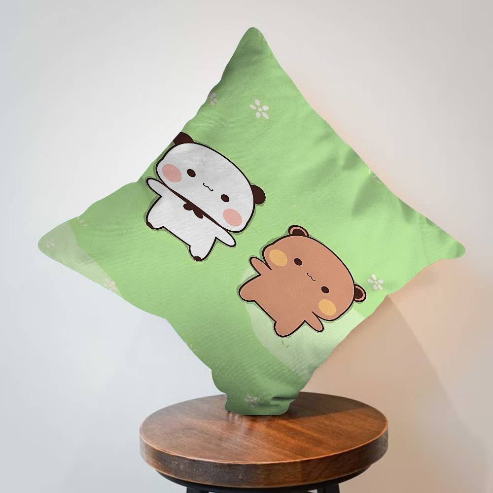 Bubu Dudu Cartoon Cushion Cover Car Throw Pillow Case For Sofa Car Christmas Gift 40X40Cm 45X45Cm
