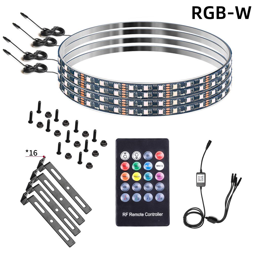

Семицветная светодиодная подсветка ступиц колес и шасси для внедорожников Set of Four (15-inch)