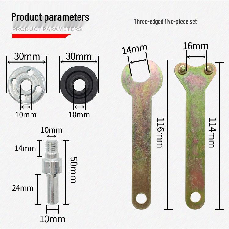 Hexagonal Pressure Plate Cover for 100/125 Angle Grinder Cutting Machine