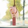 Cute Pig Car Accessorie Swing Pig Car Pendant Auto Rearview Mirror Pendants Birthday Gift Auto Decoraction Ornaments Coche