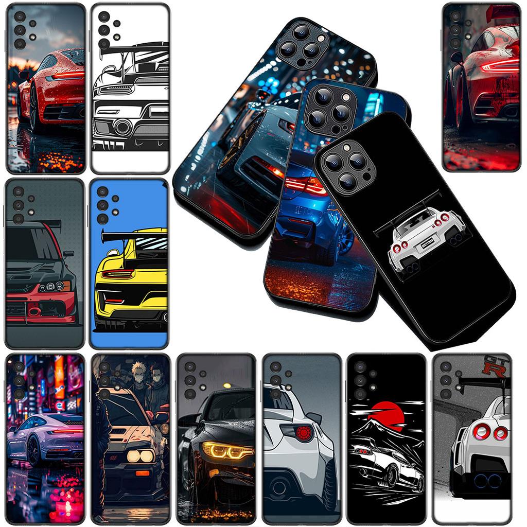 Cover for Apple iPhone 12 13 Pro Max Mini ProMax X XR Air XS 12Pro 13Pro Casing Phone Case Supercar Cartoon Super Car Taillights
