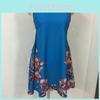 Elegant Sexy Vest Skirt Sleeveless Short Skirt Printed Flower Casual Dress For Women S-xxl