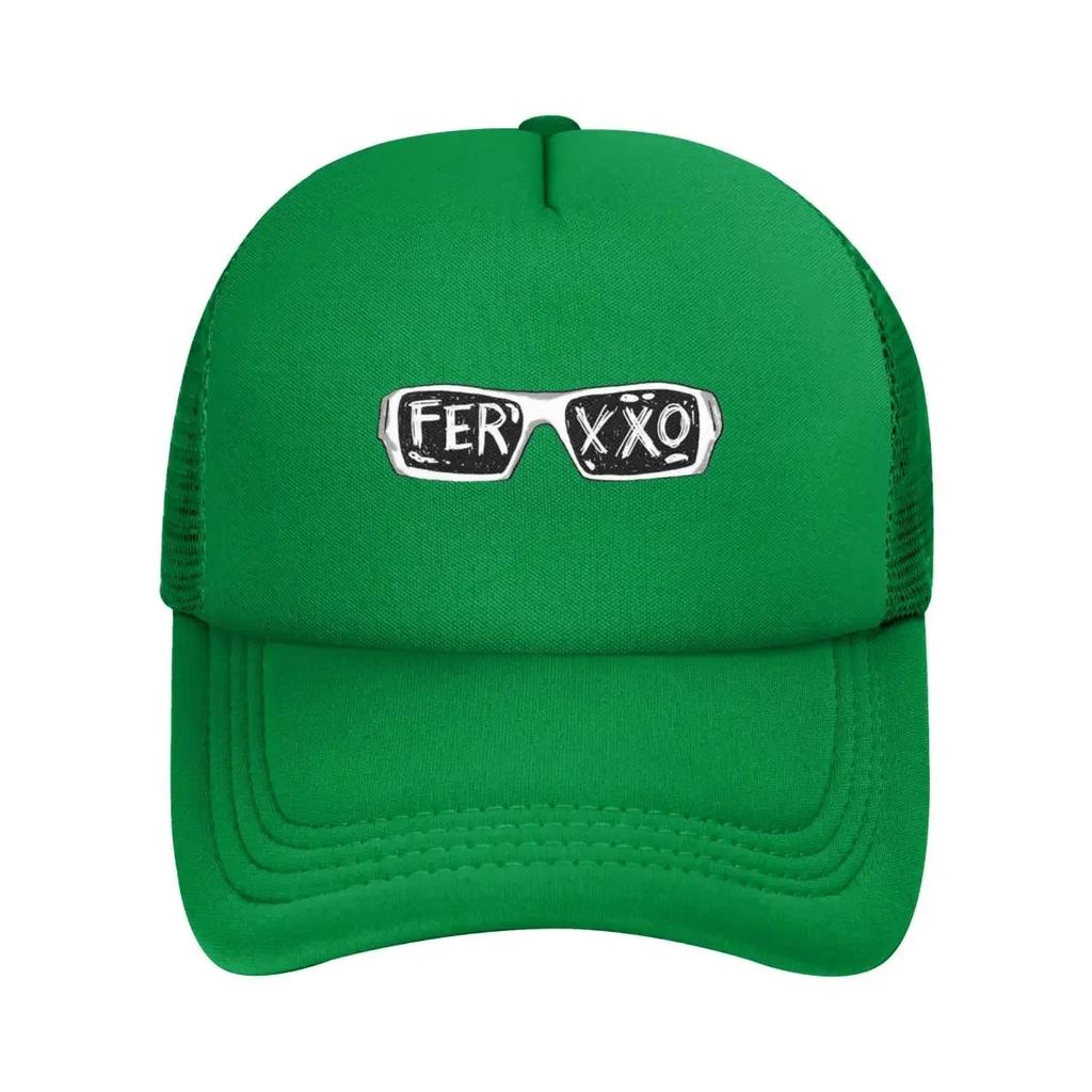 Ferxxo Glasses  Feid Logo Mesh Baseball Caps Snapback Baseball Hats Breathable Casual Casquette Outdoor For Unisexs And Womens