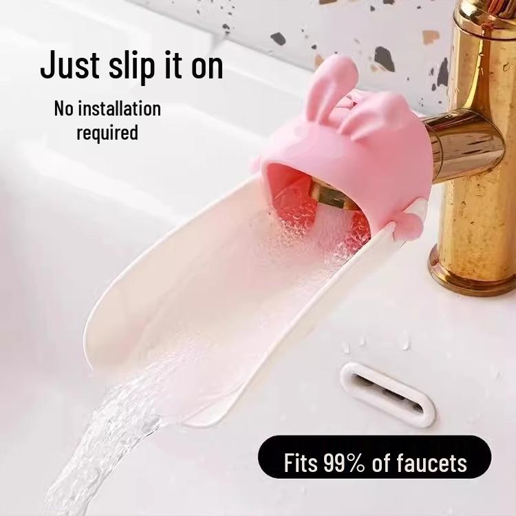 Faucet Extender for Kids - Cute Cartoon Silicone for Easy Hand Washing