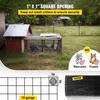 Hardware Cloth, 36\" X 50\' & 1\"x1\" Mesh Size, Galvanized Steel Vinyl Coated 16 Gauge Chicken Wire Fencing with A Cutting Plier & A Pair of Fabric