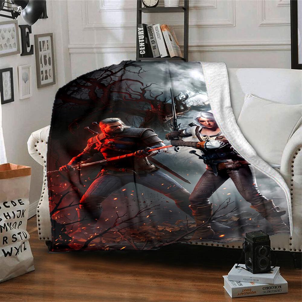 The Witcher 3 Blanket Warmthful Decor Great For Chair Seaside Livingroom Allseason Use Modern Style Ideal Gift For Friends Family Couples Picnic