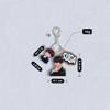 Portachiavi Triplo Ciondolo Uniforme BTS, Foto dei Bangtan Boys, Portachiavi con Targhetta Colorata & Cartone Animato, Ciondolo per Borsa Kpop Idol per Fan ARMY