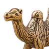 Camel Figurine Ornament Brass Statue Small Desktop for