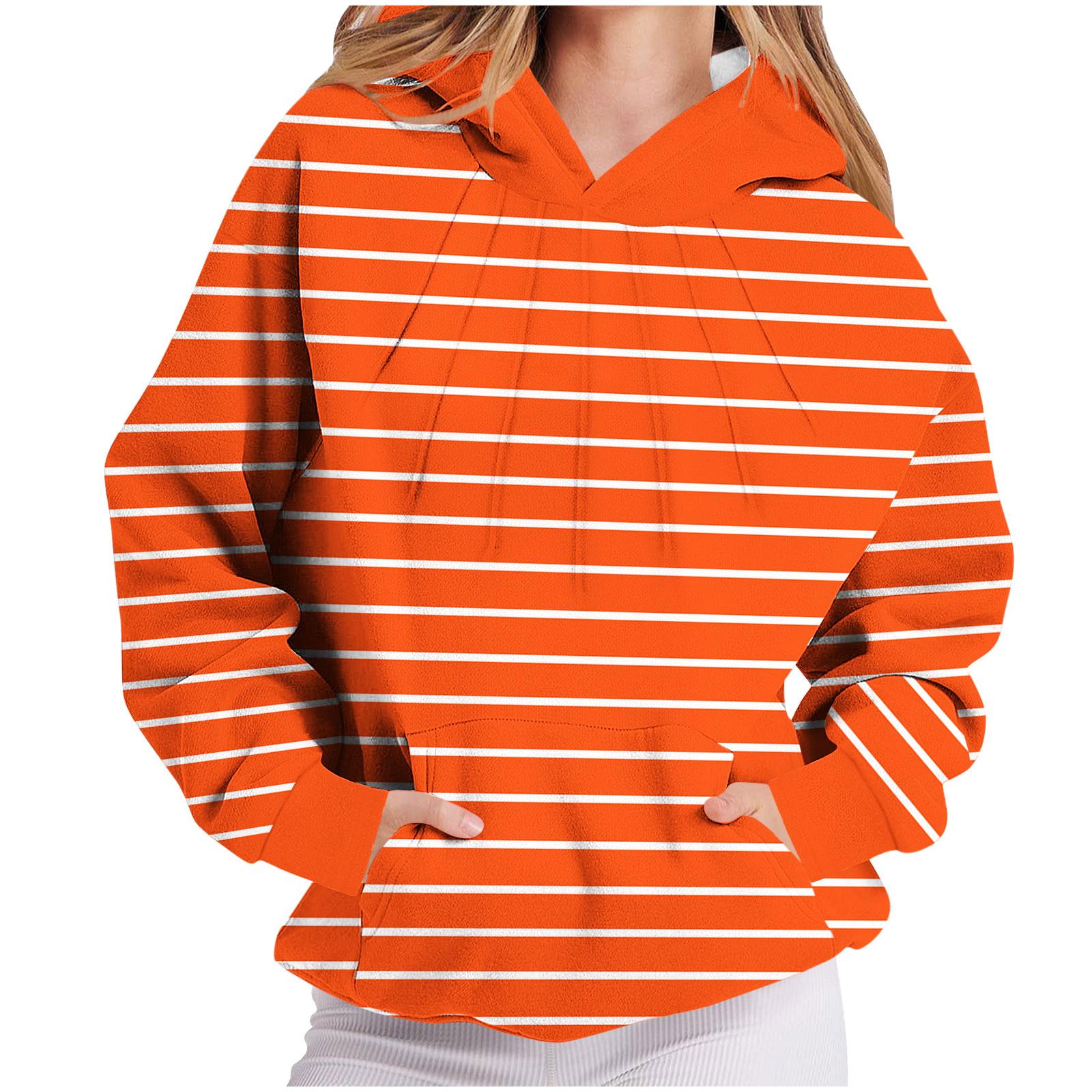 

Women s Chest Pleated Vertical Stripes Long-sleeved Hooded Sweatshirt XXL шафрановый