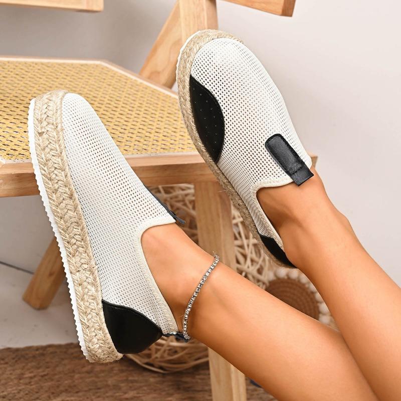 New Straw Platform Solid Color Comfortable Fashion Plus Size Women's Shoes Women's