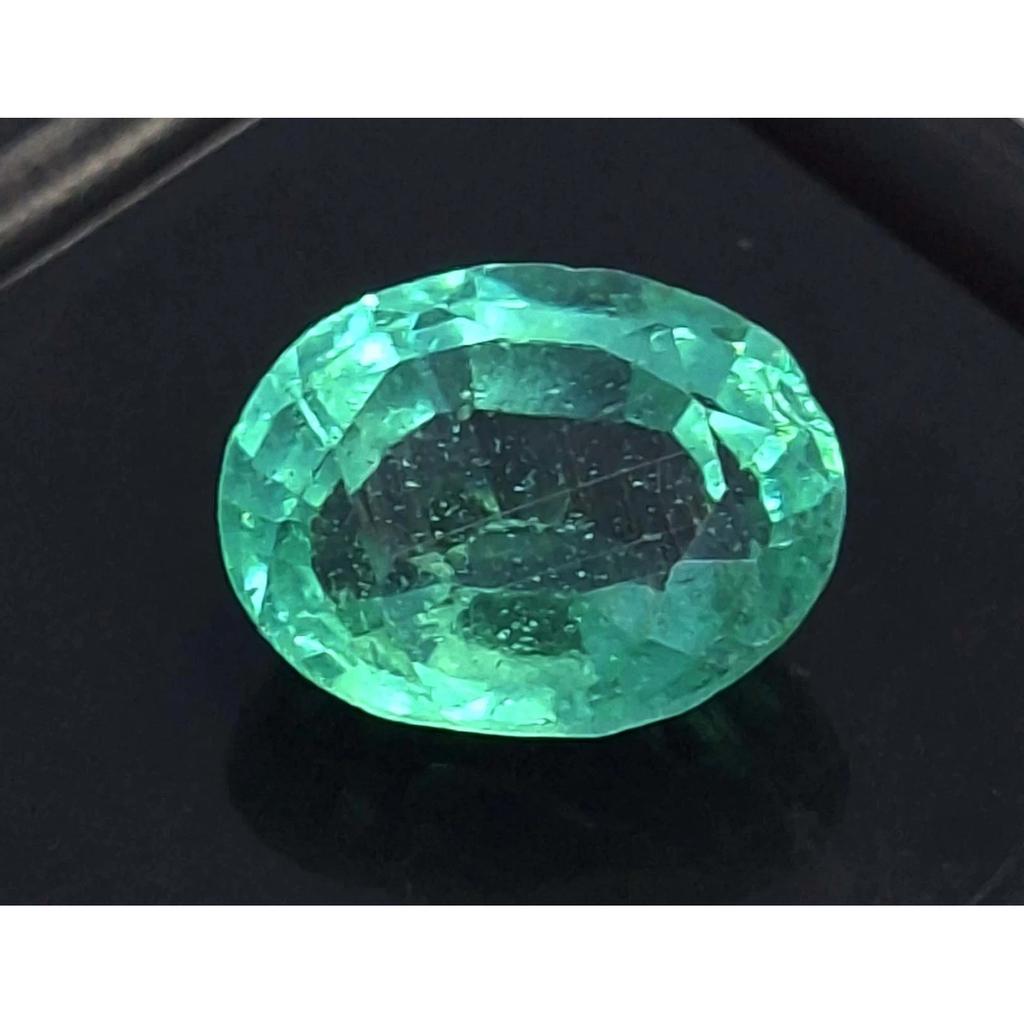 Natural Green Zambian Emerald Oval Cut 4-6 Ct Fabulous Certified Loose Gemstone