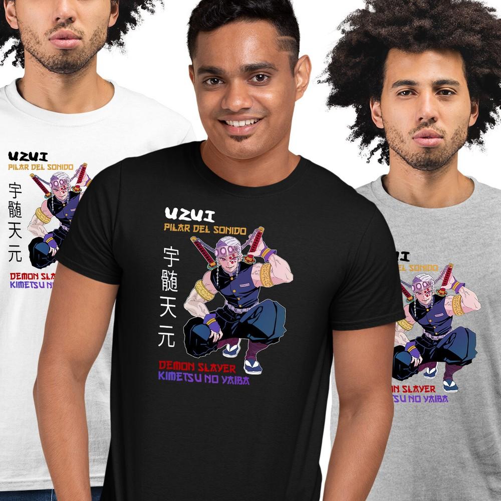 Uzui Pilar Del Sonido Demon Slayer Kimetsu Manga Adult Kids Tees Gift Movie L