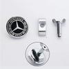 EOV2  45mm Car Front Emblem Badge Modified Bonnet Chrome Hood Cover for Mercedes Benz AMG W203 W204 C E S Class W210 W211 W220