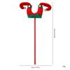 Christmas Elf Leg Decor With Fabric Material For Holiday Tree Ornaments