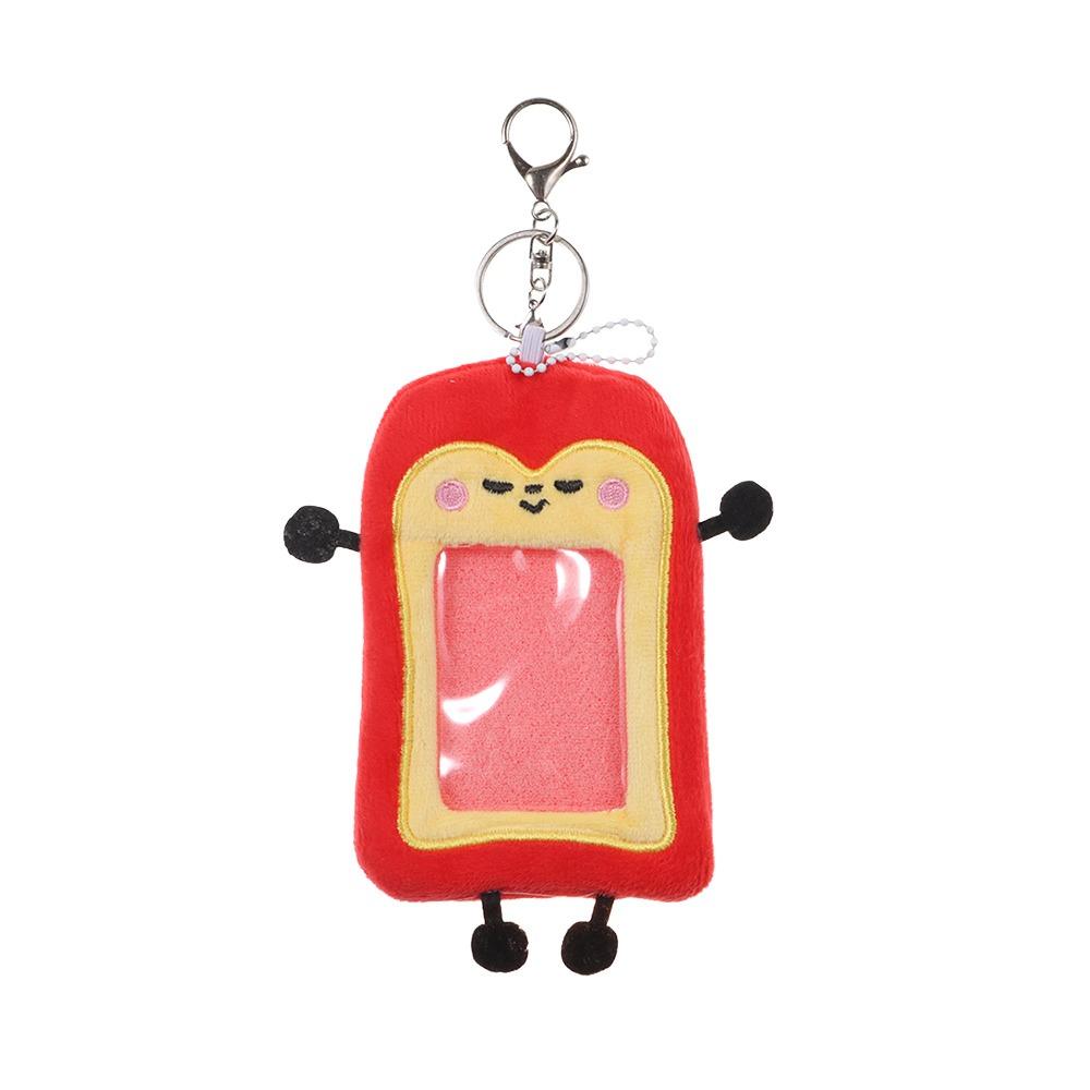 Fashion Cartoon Photocard Case Snowman/Bunny/Chicken Multifunctional Card Case Bag Keychain Cute Cards Sleeve Students